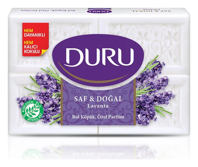 Duru Saf & Dogal Lavanta 4x150g