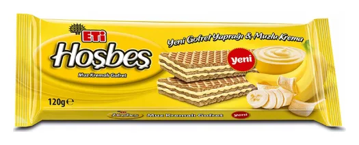 Eti Hosbes Waffeln mit Bananencreme 142g