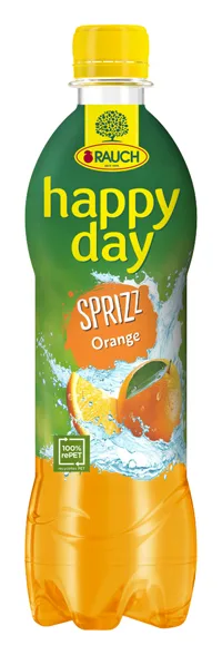 Rauch Happy Day Orange gespritzt 0,5L