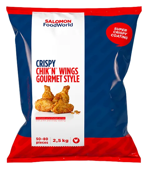 - Salomon Crispy Chicken Wings Gourmet Style 2,5kg