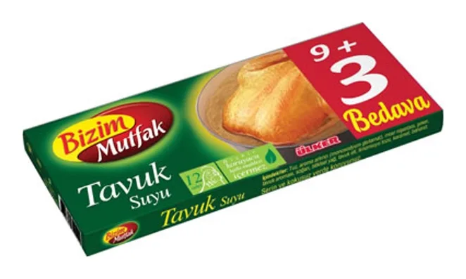 Bizim Mutfak Tavuk Suyu Bulyon 12stk