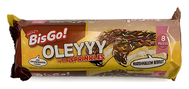 Ciloglu BisGo Oleyyy marshmallow biscuit with sprinkles 180g