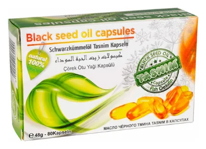 Tasnim Schwarkümmelöl Tasnim Kapseln 45g