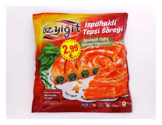 Özyigit Gerolltes Börek Gefüllt mit Spinat 800g