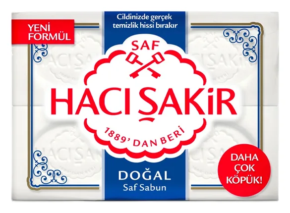 Haci Sakir Saf Sabun Dogal 4x150g