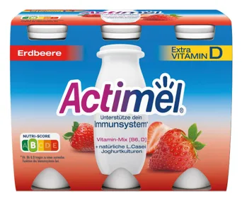 Danone Actimel Erdbeere 6x100ml