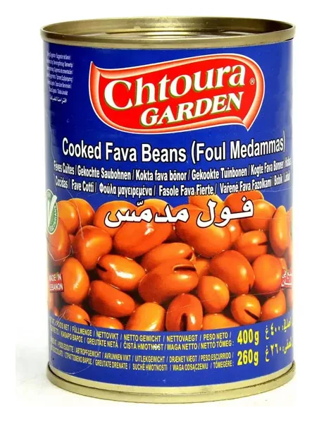 Chtoura Garden Gekochte Fava mit Cumin 400 gr