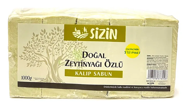 Sizin Dogal Zeytinyagi Özlü Kalip Sabun 1000g