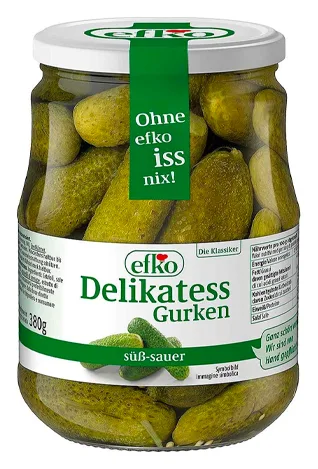 Efko Delikatess Gurken 1550g