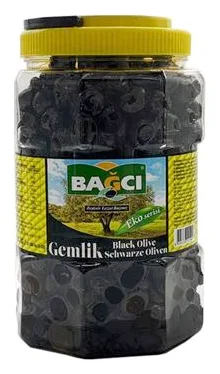 Bagci Gemlik Eko Schwarz Oliven 1500g