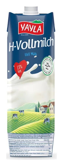 Yayla H-Vollmilch 3,5% Fett 1 Lt