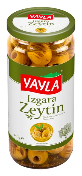 Yayla grüne Oliven gegrillt 440g