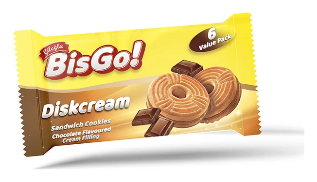 Ciloglu BisGo! Diskcream mit Kakaogeschmack 5x56g
