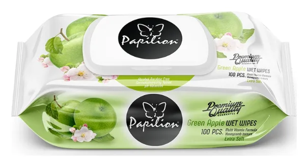 Papilion Feuchttücher Apfel 100pcs
