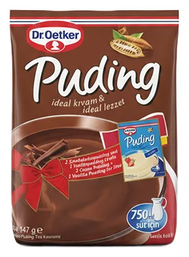 Dr.Oetker Pudding 3er Pack (2 Schokolade+1 Vanille)