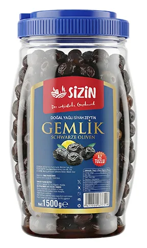 Sizin Gemlik schwarze Oliven 1500g