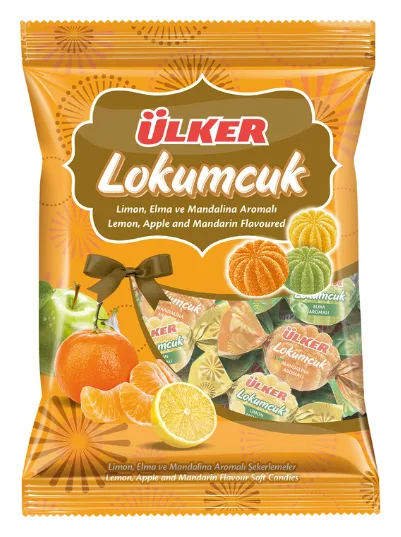 Ülker Lokumcuk Limon,Elma ve Madalin 225g