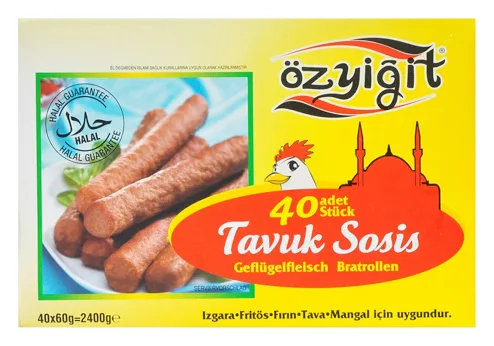 Özyigit Tavuk Sosis 40 Stk. 2400g