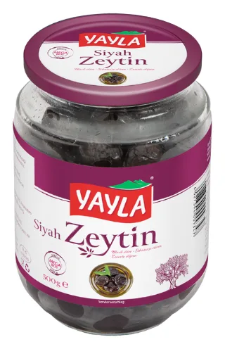 Yayla Siyah Zeytin 231-290 Mega Boy 500g