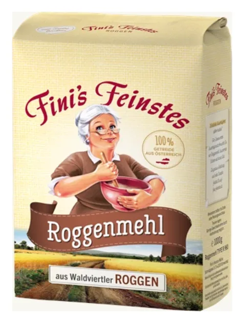 Fini's Feinstes Roggenmehl 1kg
