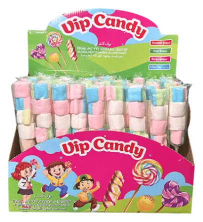 VipCandy Marshmallow Lollipop 22g