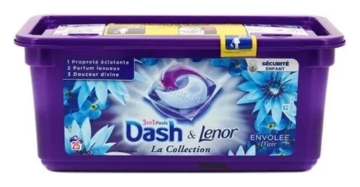 Dash & Lenor 3-in1 Envolee Tabs 25W