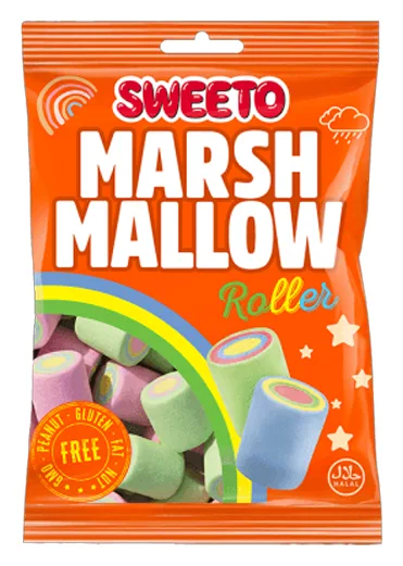 Sweeto Marshmallow Roller 140g