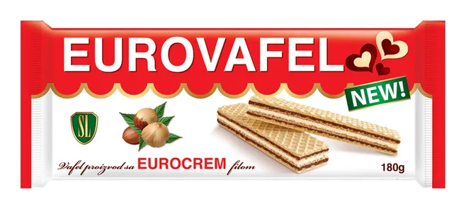Takovo Eurocrem Vafel 180g