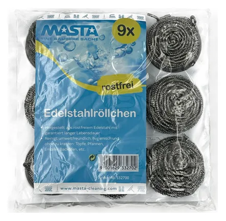 Masta Edelstahl Topfreiniger 9 pcs