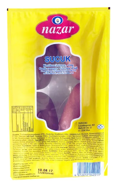 Nazar Knoblauchwurst 400g
