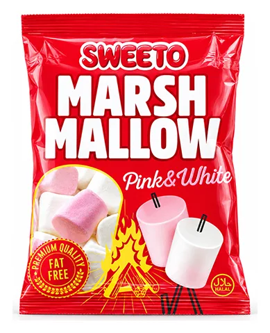 Sweeto Marshmallow Pink & White 140g