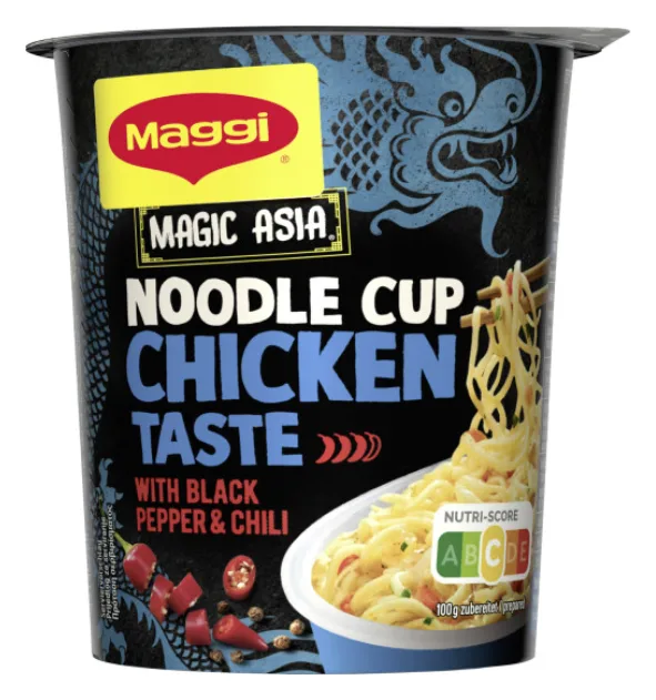 Maggi Noodle Cup Chicken mit Pfeffer&Chili 63g