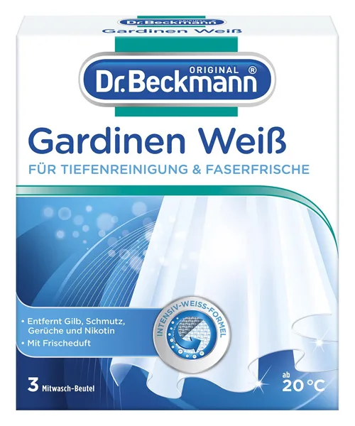 Dr.Beckmann Gardinen Weiß 3x40g
