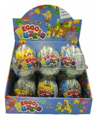 Eggo Puzzle Dragee mit Spielzeug 10g