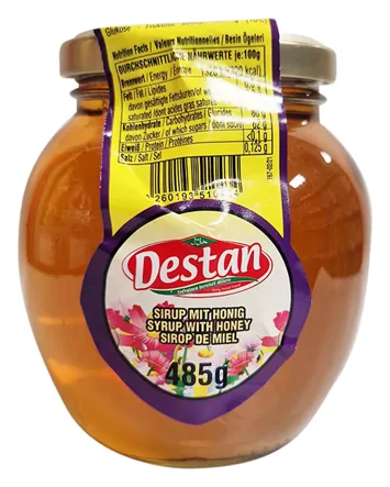 Destan Sirup mit Honig 485g