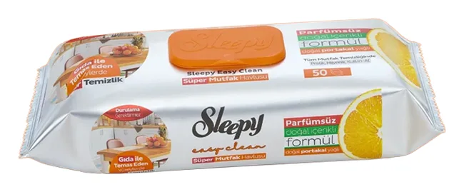 Sleepy Küchentücher Orange 50pcs