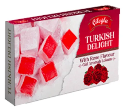 Ciloglu Lokum mit Rosengeschmack 300g