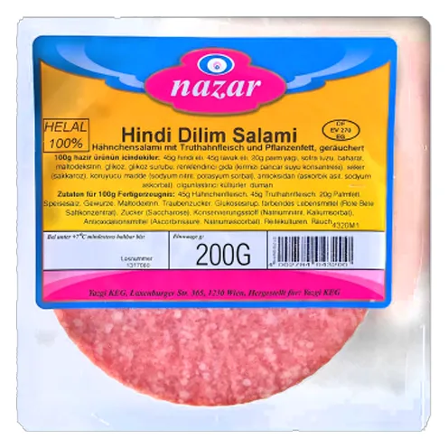 Nazar Putensalami in Scheiben 200g