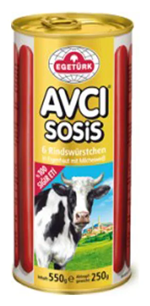 Egetürk Avci Rindswürstchen 500g/250g