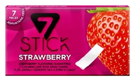 7 Stick Erdbeere Zuckerfrei 29g