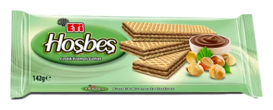 Eti Hosbes Waffeln mit Haselnusscreme 142g