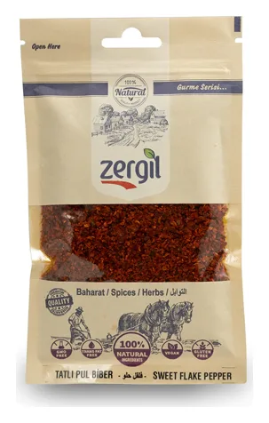 Zergil Tatli Pul Biber 70g