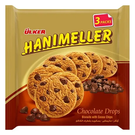 Ülker Hanimeller Cocoa Chips Biscuits 3x82g