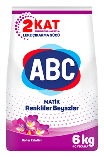 ABC Matik Renkliler Beyazlar Bahar Esintisi 6kg