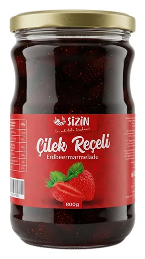 Sizin Erdbeermarmelade 800g