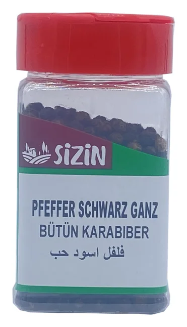Sizin Pfeffer Schwarz Ganz 70g