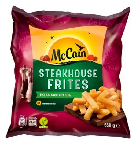 McCain Steakhouse Frites Ekstra Kartoffelig 650g