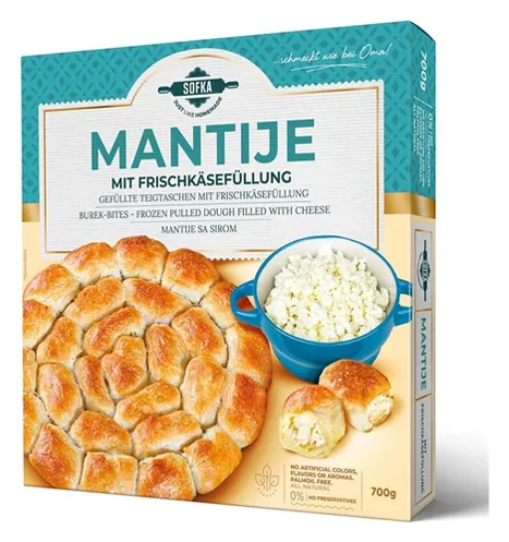 Sofka Mantije mit Frischkäsefüllung 700g