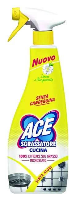 ACE Spray Fettlöser Küche Ohne Bleiche Zitrone Und Bergamot 800ml