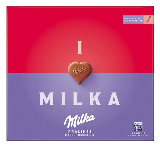 Milka I Love Milka Haselnusscreme 110g